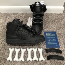 Adidas Jeremy Scott, Wings & Bones, Black Wings, GY4419, Size 9, RARE!