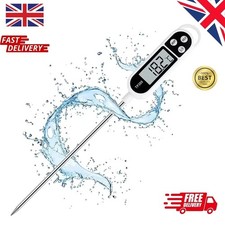 Meat Food Thermometer Digital Temperature Probe Cooking Jam Sugar BBQ Turkey