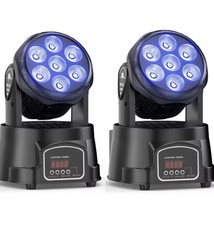 PAIR - Moving Head Light RGBW DMX Stage DJLights KTV Bar Party Show - PAIR