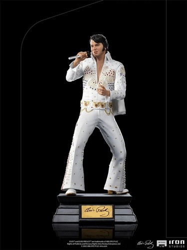 Iron studios statue elvis - iron,