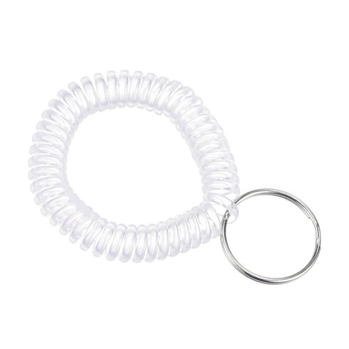 5pcs spiral keychain plastic - keychain,