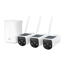 Swann MaxRanger4K Solar 3-Camera Security System w Night Vision SWNVK-MR4KSD3