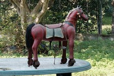 cavallino metallo vintage anni 50 epoca