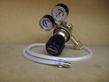 Co2 Single stage 2 Gauge Mig Welder Regulator c/w Mini Mig adaptor hose 