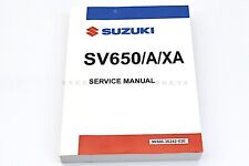 Service Manual SV650 17-25 OEM Genuine Suzuki Maintenance Repair Book #E168