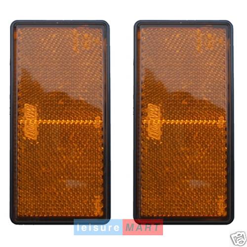 Pair orange amber - pair,