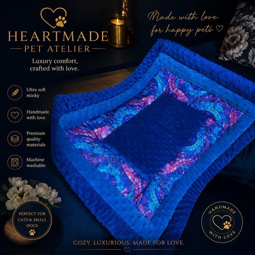 Luxury handmade pet blanket - luxury,