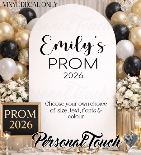 Personalised prom formal vinyl - prom,
