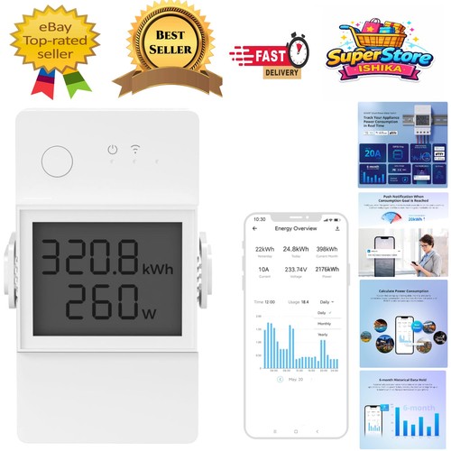 Wifi smart power meter switch - wifi,