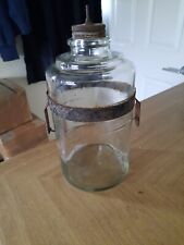 Vintage Paraffin Glass Bottle