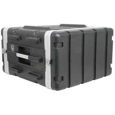 Pulse ABS-6U 19" 6U Rack ABS Flight Case | Rack Mount Carry Case with Handle