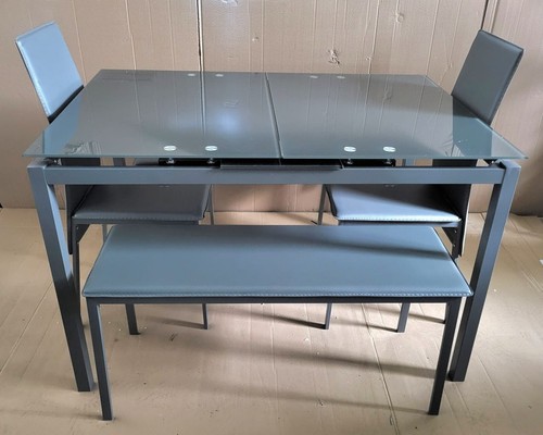 Lido glass extending seater - glass, 6