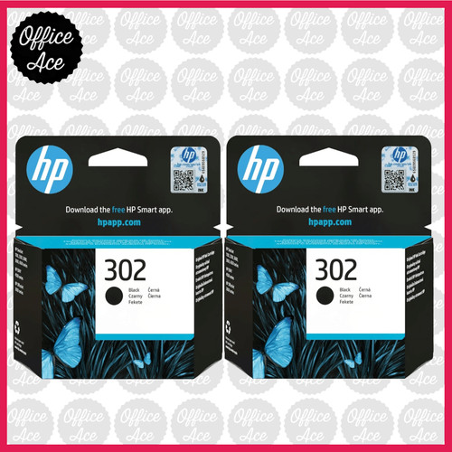 Original 302 black ink x2 - hp,