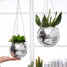Disco Ball Planter Wall