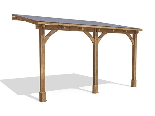 Lean gazebo 4x3m - to,