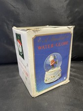 Vintage Christmas Musical Snow Globe Santa’s World - Working - Skating Santa