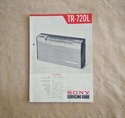 Vintage sony 720l servicing - vintage, tr-720l