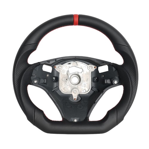 Full leather flat steering - full,