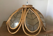 Vintage LARGE Bamboo Capiz