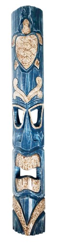 Tiki mask wooden - wall, plaque