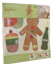 Gingerbread Decal Scrapbook Wall Mamas Papas Stickers Peel Stick Boy Horse Donut