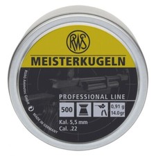RWS Meisterkugeln .22 Professional Line Air Pellets Tins of 500 Fast UK Dispatch