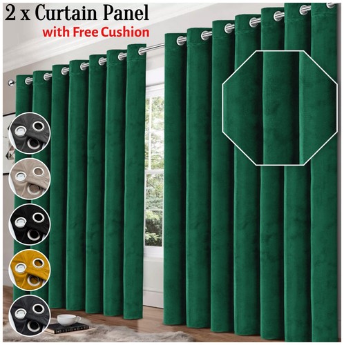 Velvet blackout curtains - velvet, extra