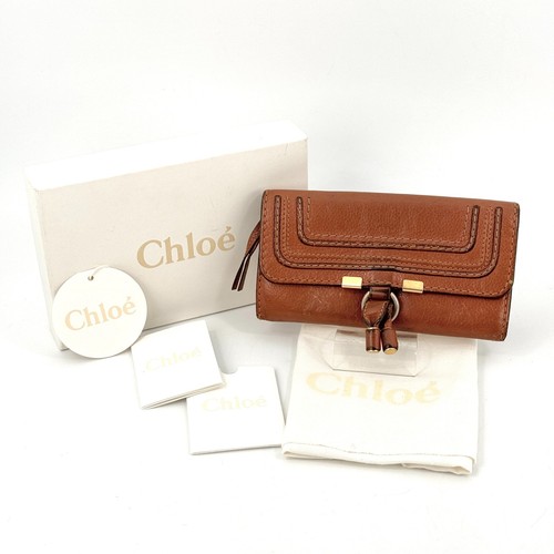 Chloe marcie long wallet brown - marcie,