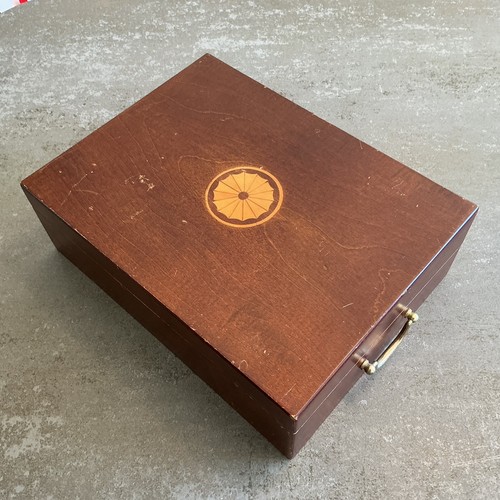 Vintage inlaid wood - vintage, writing