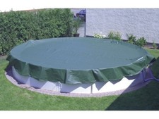 Winter cover tarpaulin round pool diameter 450 cm PEB pool tarpaulin winter resistant