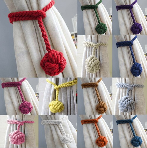 2pcs pair rope - 2pcs, curtain