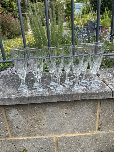 Set vintage lead crystal - set, 10