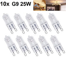 10X G9 Halogen Light Bulb Clear Capsule 240V 25W 2 Pin LED Bulbs