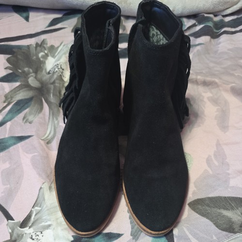 Firetrap black suede boots - black,