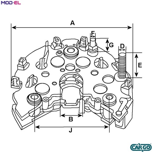 Rectifier alternator 032 139 - f,