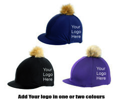 PERSONALISED Jockey Skull/Riding Hat Cover/Silk **YOUR TEXT**