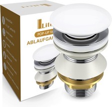 Unslotted Basin Sink Waste Pop