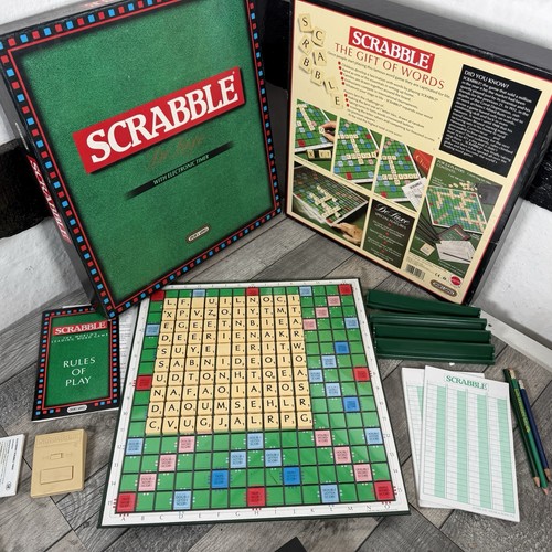 Scrabble deluxe edition 1988 - edition,