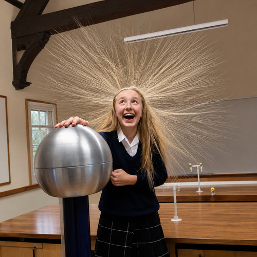 Van graaff generator - de,