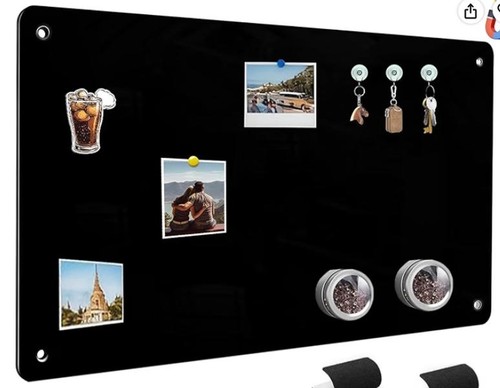Magnetic wall board black - magnetic,