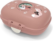 Monbento Mb Gram Fox Kids Lunch Box, Pink, Bpa Free, For School & Park