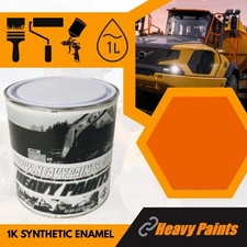 Belle Cement Mixer Orange Paint High Endurance Enamel Paint 1 Litre Tin