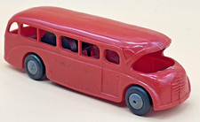 Tri-ang Minic Push & Go Double Decker Bus Vintage Plastic London Friction Motor