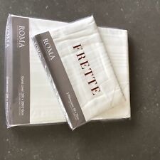 frette double duvet cover and pillowcases 