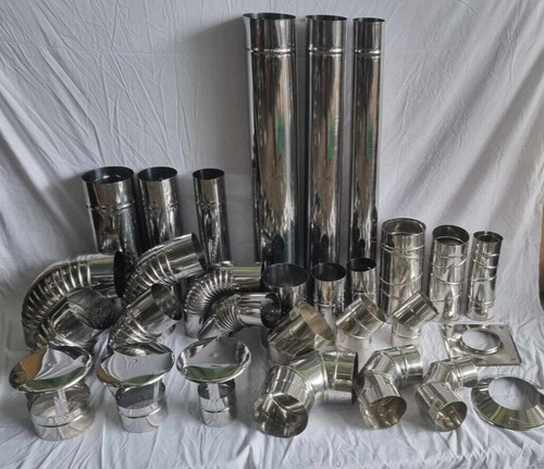Stainless steel flue - stainless,