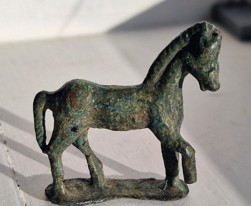 Ancient roman bronze - ancient, horse