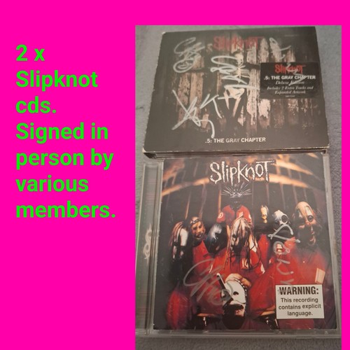 Slipknot signed autographed