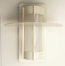 LOUIS POULSEN SATURN WALL LIGHT METAL JOACHIM LEPPER WHITE LE8 DPD X1 1970'S