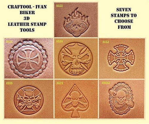 Leather craft stamp tools - leather,