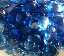 100 X  Decorative Glass PEBBLES/Nuggets 5 Colours available Crafts,wedding,vase